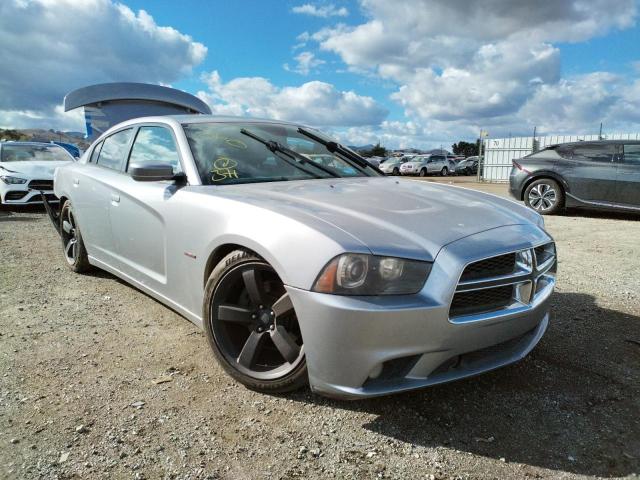 2C3CDXCT2EH329614 - 2014 DODGE CHARGER R/ SILVER photo 1