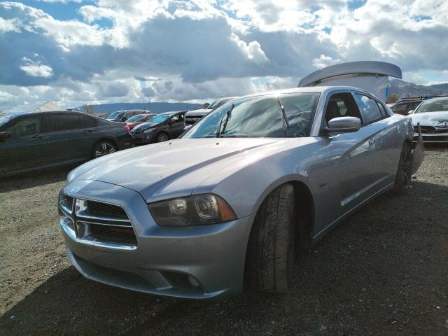 2C3CDXCT2EH329614 - 2014 DODGE CHARGER R/ SILVER photo 2