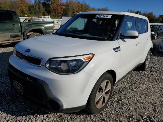 KNDJN2A26F7221197 - 2015 KIA SOUL WHITE photo 2