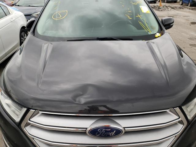 2FMTK4J86FBB39846 - 2015 FORD EDGE SEL BLACK photo 7