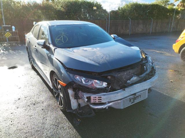 SHHFK7H43JU419837 - 2018 HONDA CIVIC SPOR Մոխրագույն լուսանկար 1