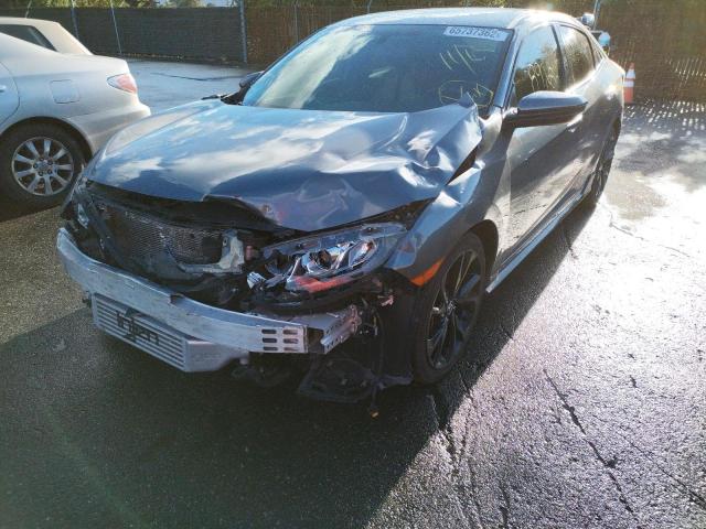 SHHFK7H43JU419837 - 2018 HONDA CIVIC SPOR Մոխրագույն լուսանկար 2