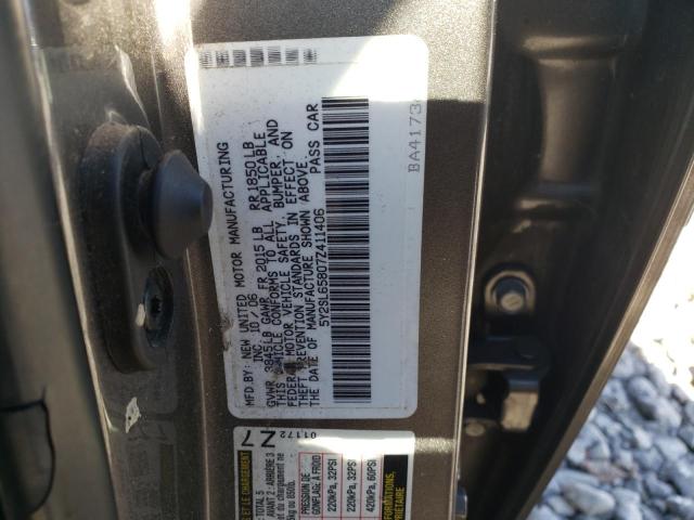 5Y2SL65807Z411406 - 2007 PONTIAC VIBE GRAY photo 10