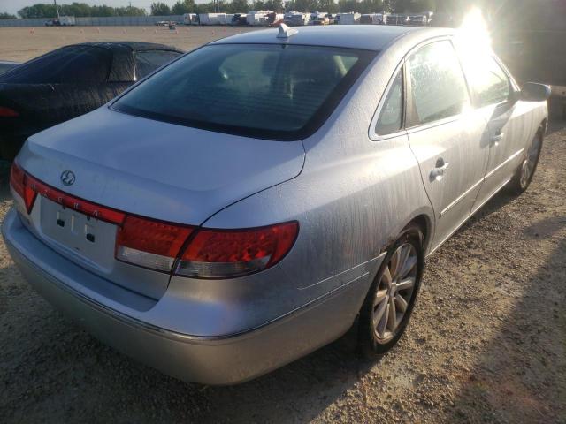 KMHFC46D99A363872 - 2009 HYUNDAI AZERA GLS SILVER photo 4