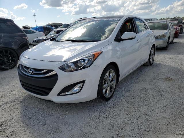 KMHD35LEXDU099661 - 2013 HYUNDAI ELANTRA GT WHITE photo 2