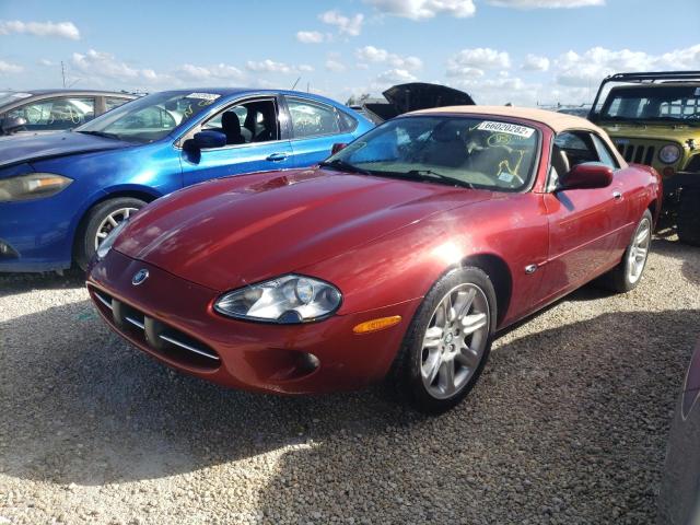 SAJJA42C6YNA07604 - 2000 JAGUAR XK8 BURGUNDY photo 2