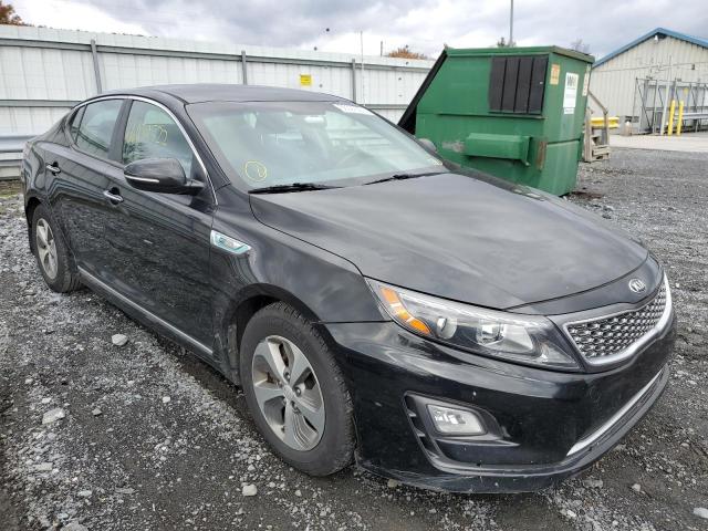 KNAGM4AD5F5077421 - 2015 KIA OPTIMA HYB BLACK photo 1