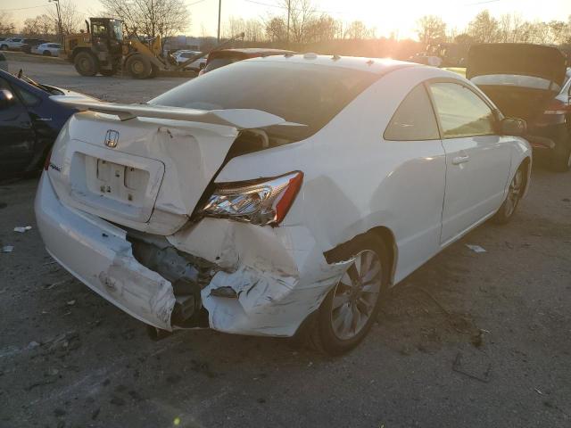 2HGFG12919H504218 - 2009 HONDA CIVIC EXL WHITE photo 4