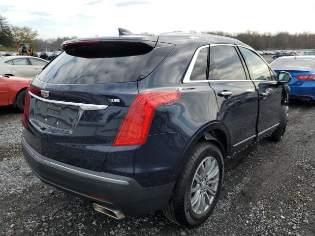 1GYKNDRS7HZ302750 - 2017 CADILLAC XT5 LUXURY BLUE photo 4