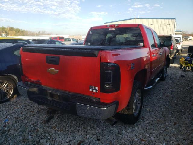 1GCPKSE79CF215355 - 2012 CHEVROLET SILVERADO2 RED photo 4