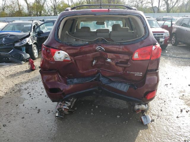 5NMSH73E17H100958 - 2007 HYUNDAI SANTA FE BURGUNDY photo 9