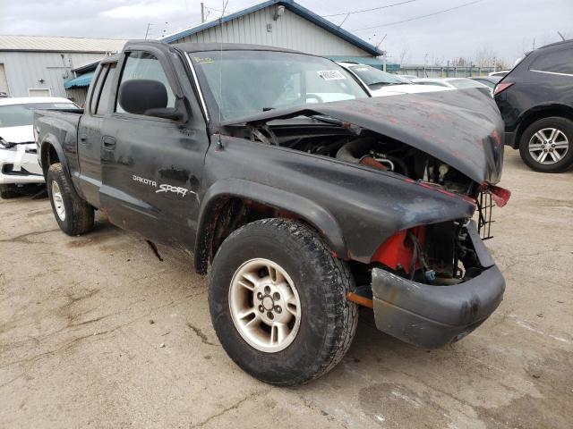 1B7GL2AN5YS523168 - 2000 DODGE DAKOTA QUA BLACK photo 1