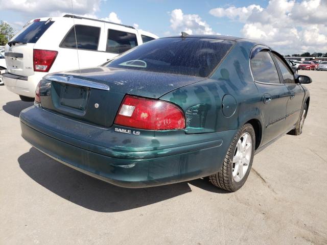 1MEFM55S6YA645908 - 2000 MERCURY SABLE LS P GREEN photo 4