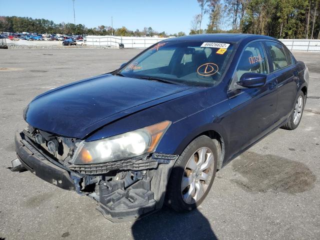 1HGCP2F85AA104434 - 2010 HONDA ACCORD EXL BLUE photo 2