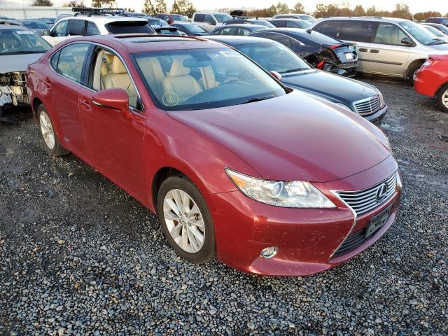 JTHBW1GG0F2085711 - 2015 LEXUS ES 300H BURGUNDY photo 1