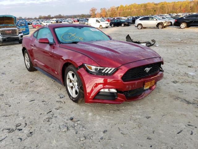 1FA6P8AM0H5275538 - 2017 FORD MUSTANG MAROON photo 1