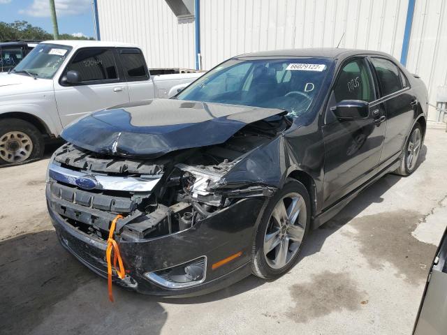 3FAHP0KC6AR104876 - 2010 FORD FUSION SPO BLACK photo 2