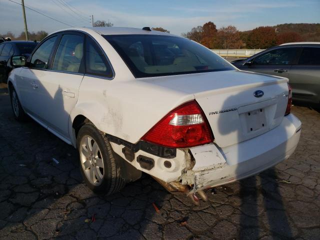 1FAFP24127G113587 - 2007 FORD FIVE HUNDR WHITE photo 3