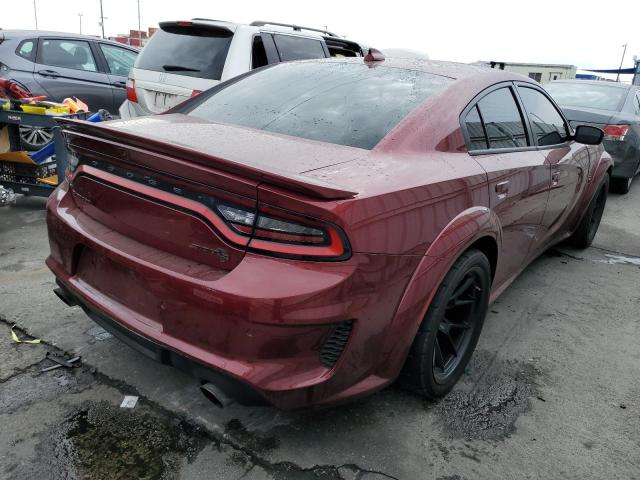 2C3CDXL93MH568611 - 2021 DODGE CHARGER SR MAROON photo 4