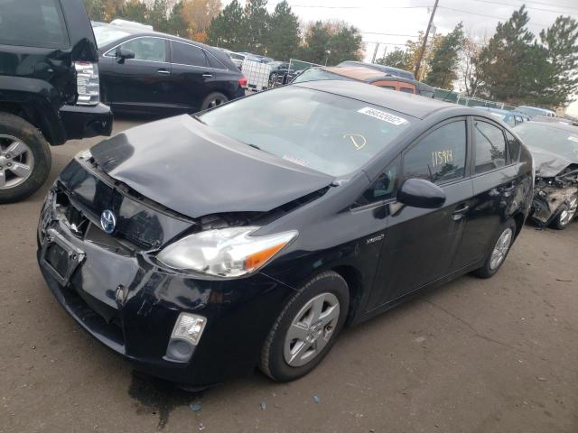 JTDKN3DU4B1375895 - 2011 TOYOTA PRIUS BLACK photo 2