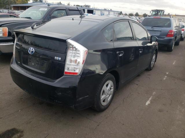 JTDKN3DU4B1375895 - 2011 TOYOTA PRIUS BLACK photo 4