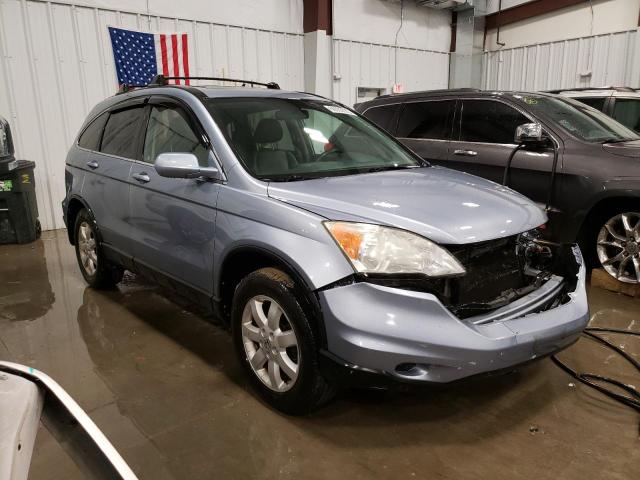 5J6RE4H74BL084272 - 2011 HONDA CR-V EXL BLUE photo 4