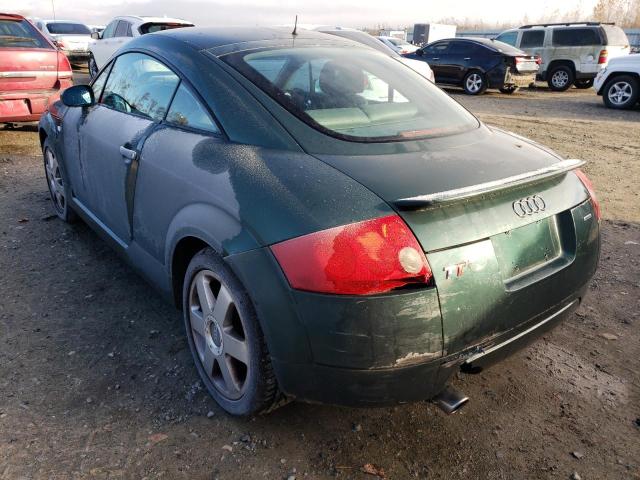 TRUUC28N2Y1073211 - 2000 AUDI TT QUATTRO GREEN photo 3