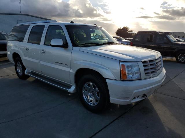 3GYFK66N95G150955 - 2005 CADILLAC ESCALADE E WHITE photo 1