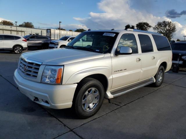 3GYFK66N95G150955 - 2005 CADILLAC ESCALADE E WHITE photo 2