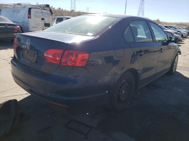 3VW2K7AJ0EM232781 - 2014 VOLKSWAGEN JETTA BASE BLUE photo 4