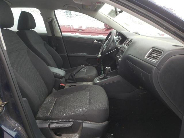 3VW2K7AJ0EM232781 - 2014 VOLKSWAGEN JETTA BASE BLUE photo 5