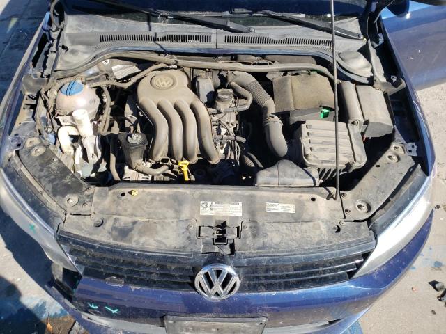 3VW2K7AJ0EM232781 - 2014 VOLKSWAGEN JETTA BASE BLUE photo 7
