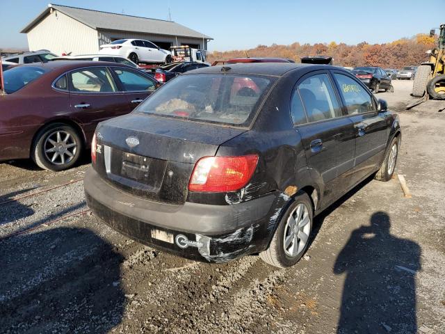 KNADE223496505214 - 2009 KIA RIO BASE BLACK photo 4