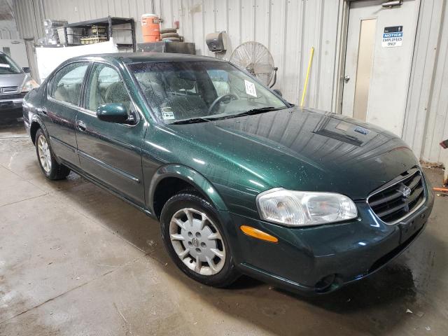 JN1CA31D81T838034 - 2001 NISSAN MAXIMA GXE GREEN photo 1