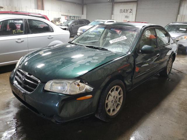 JN1CA31D81T838034 - 2001 NISSAN MAXIMA GXE GREEN photo 2