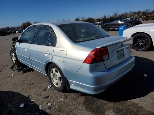 JHMES96675S017257 - 2005 HONDA CIVIC HYBR BLUE photo 3