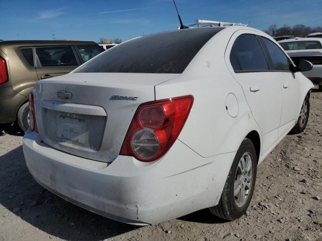 1G1JA5SHXC4149359 - 2012 CHEVROLET SONIC LS WHITE photo 4