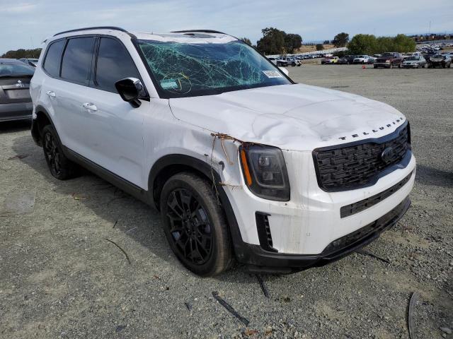 5XYP5DHC2MG158877 - 2021 KIA TELLURIDE WHITE photo 1