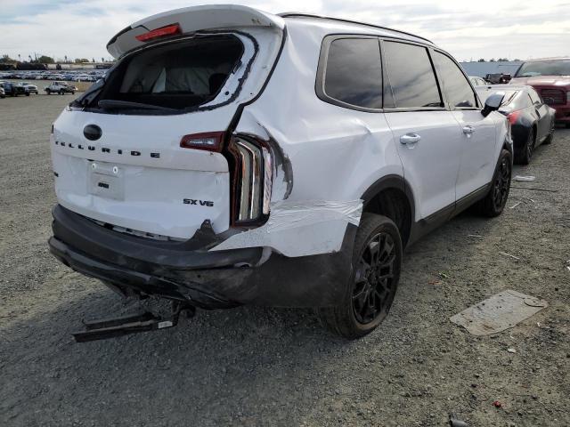 5XYP5DHC2MG158877 - 2021 KIA TELLURIDE WHITE photo 4