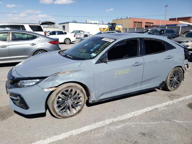 SHHFK7G94MU205831 - 2021 HONDA CIVIC SPOR GRAY photo 1