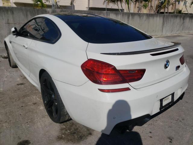 WBSLX9C50ED160344 - 2014 BMW M6 WHITE photo 3