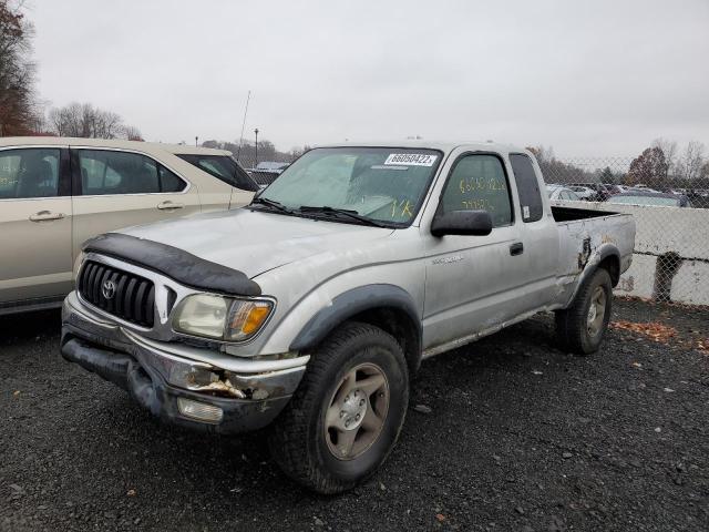 5TEWN72N14Z327204 - 2004 TOYOTA TACOMA XTR SILVER photo 2