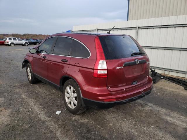 5J6RE4H47BL065348 - 2011 HONDA CR-V RED photo 3