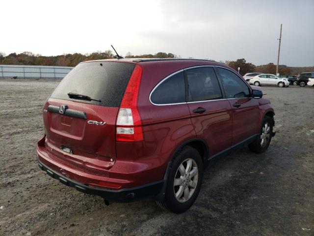 5J6RE4H47BL065348 - 2011 HONDA CR-V RED photo 4