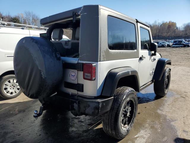 1J4FA24178L541279 - 2008 JEEP WRANGLER X SILVER photo 4