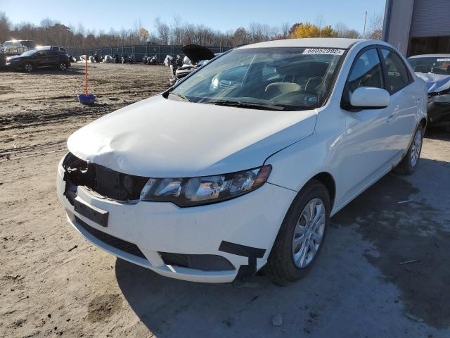 KNAFT4A21C5510547 - 2012 KIA FORTE LX WHITE photo 2