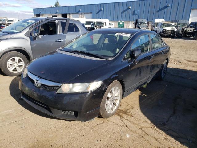 19XFA1F98AE019665 - 2010 HONDA CIVIC EXL 黑色 照片 2