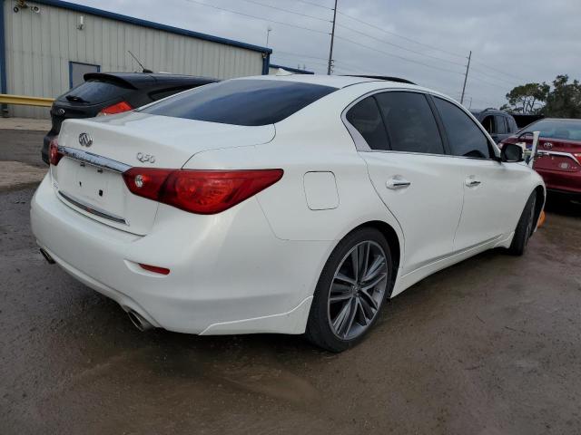 JN1BV7APXEM674366 - 2014 INFINITI Q50 BASE WHITE photo 4