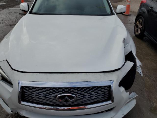 JN1BV7APXEM674366 - 2014 INFINITI Q50 BASE WHITE photo 7