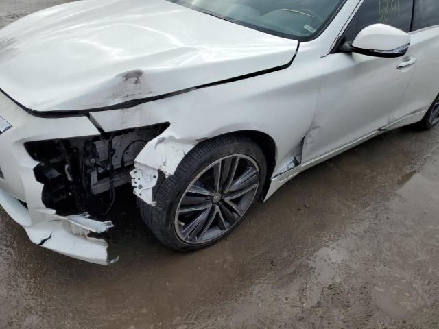 JN1BV7APXEM674366 - 2014 INFINITI Q50 BASE WHITE photo 9